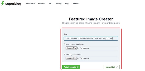 Superblog Featured Image Creator 