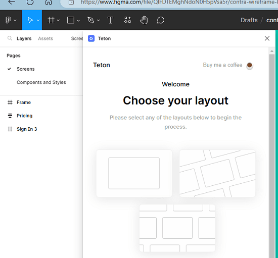 Select Layout