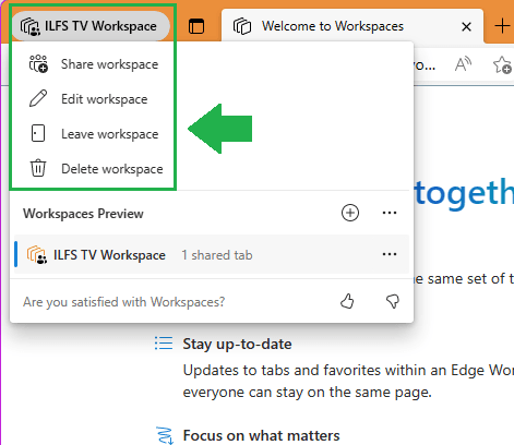 Edge Workspace Management