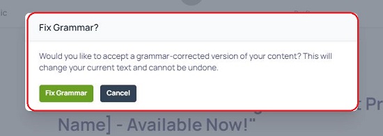 Fix Grammar