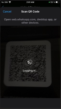 Scanning QR Code