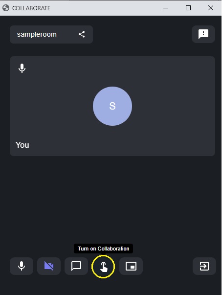 Turn on Collaboration