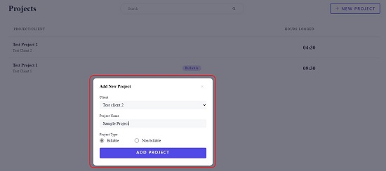 Add projects