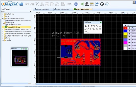 EasyEDA PCB