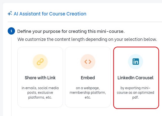 LinkedIn Carousel