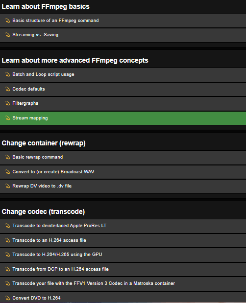 FFmpeg Commands List