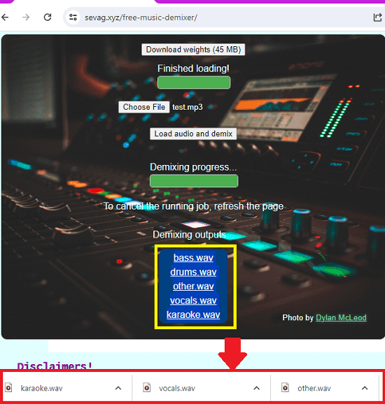 Music Source Separation Done