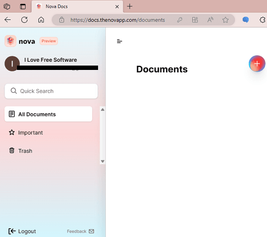 Nova Docs UI