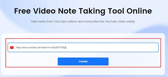 Paste YouTube URL