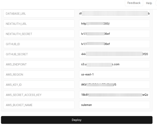 SnapifyEnvironment Variables