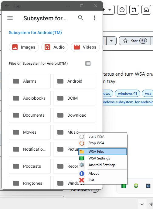 WSA System Control in Action