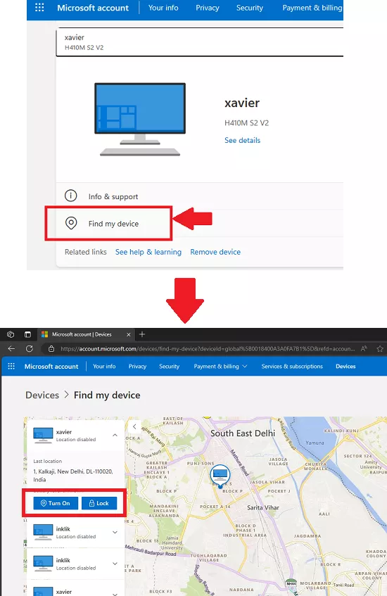 FindMyDevice in Action