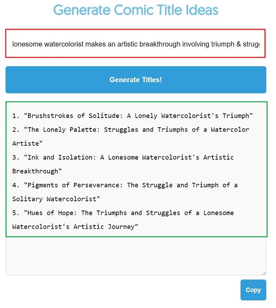 Triumpg and Struggle