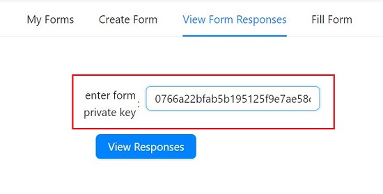 View Form Responses