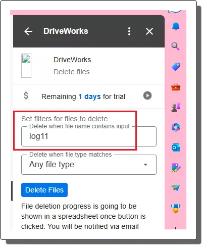 DriveWorks Condition