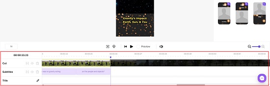 Video timeline