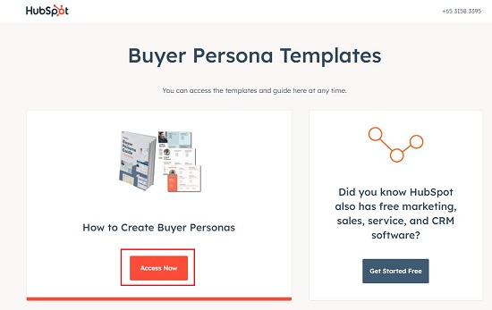 HubSpot Buyer Persona Templates 