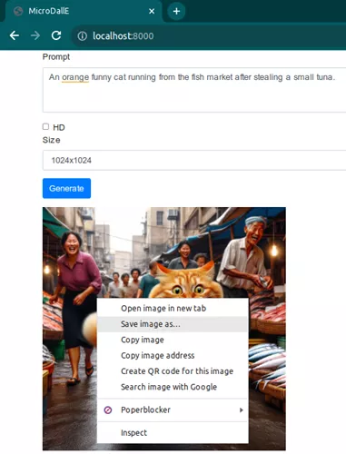 MicroDallE Save Image