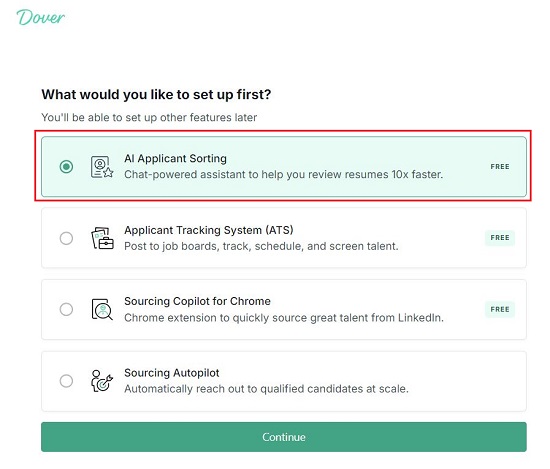 Choose AI sorting