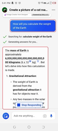 Result generated 