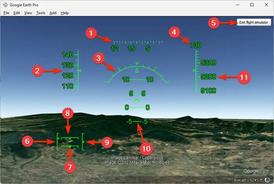 HUD controls