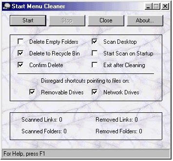 Start Menu Cleaner