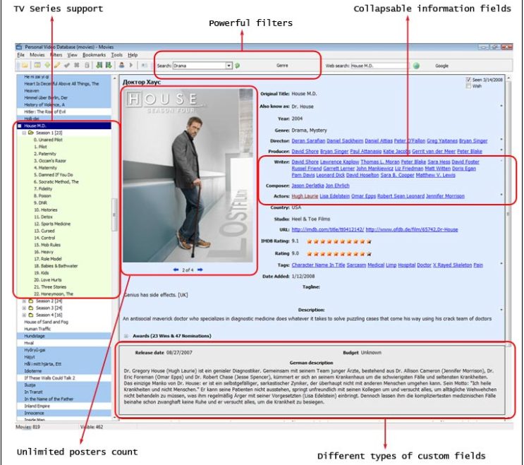 Personal Video Database