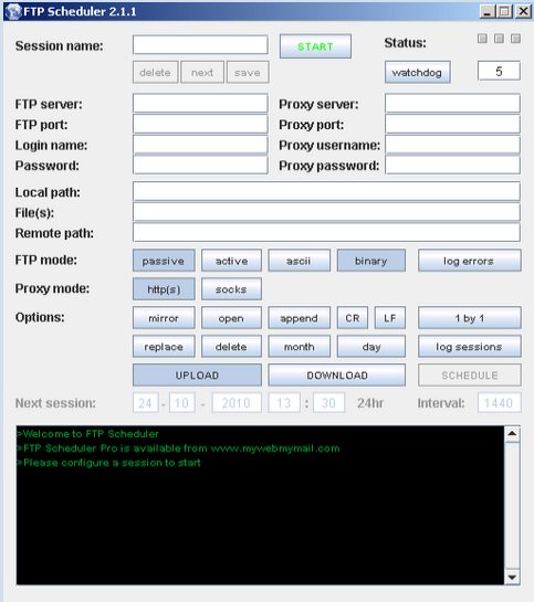 FTP Scheduler