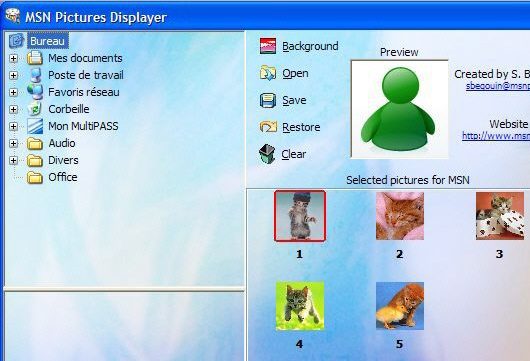 MSN Pictures Displayer