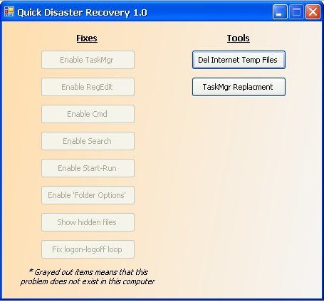 Quick Disaster Recovery