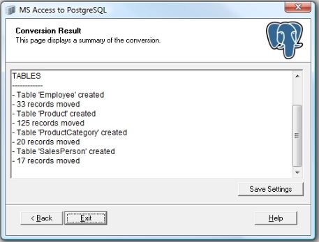 Access to PostgreSQL