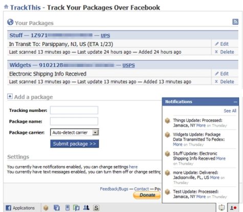 TrackThis Facebook