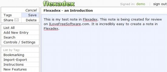 Flexadex