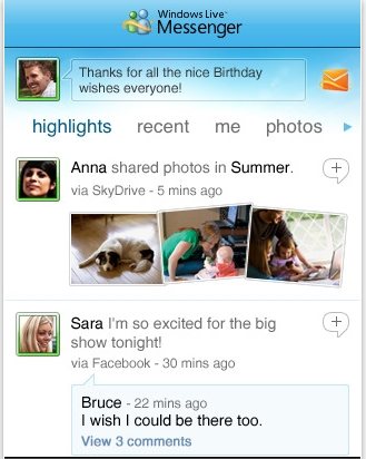 Windows Live Messenger iPad