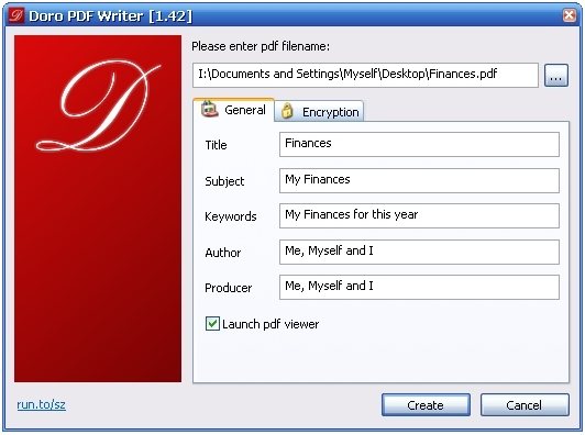 Doro PDF Writer