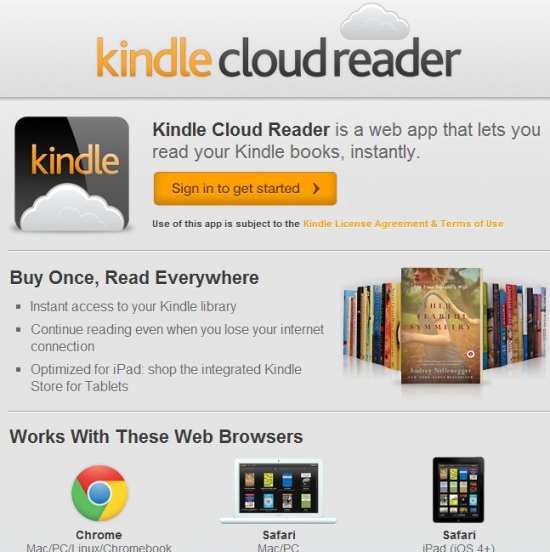 kindle cloud reader