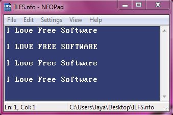 nfopad nfo file