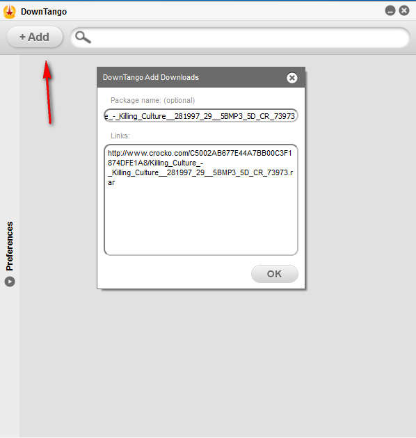 DownTango adding download