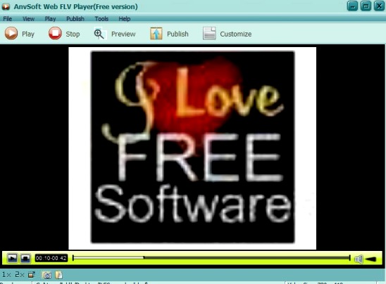 AnvSoft Web FLV Player - flv player