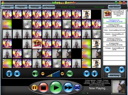 Jukebox Arcade- interface