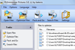 FILEminimizer Pictures