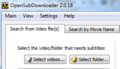 OpenSubDownloader