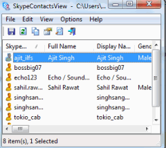 SkypeContactsView