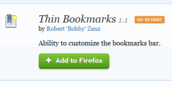 Thin Bookmarks