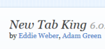 New Tab King- customize new tab of Firefox