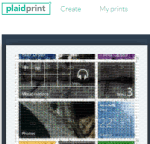 PlaidPrint- create photo mosaic