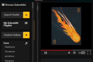 Music Player for Reddit