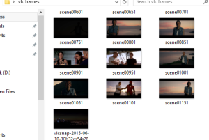 automatically capture snapshots from a video in VLC