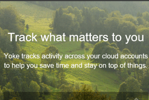Yoke- website to track important activities for different cloud accounts