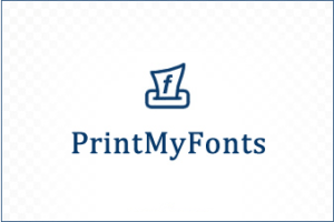 PrintMyFonts software to preview fonts and export